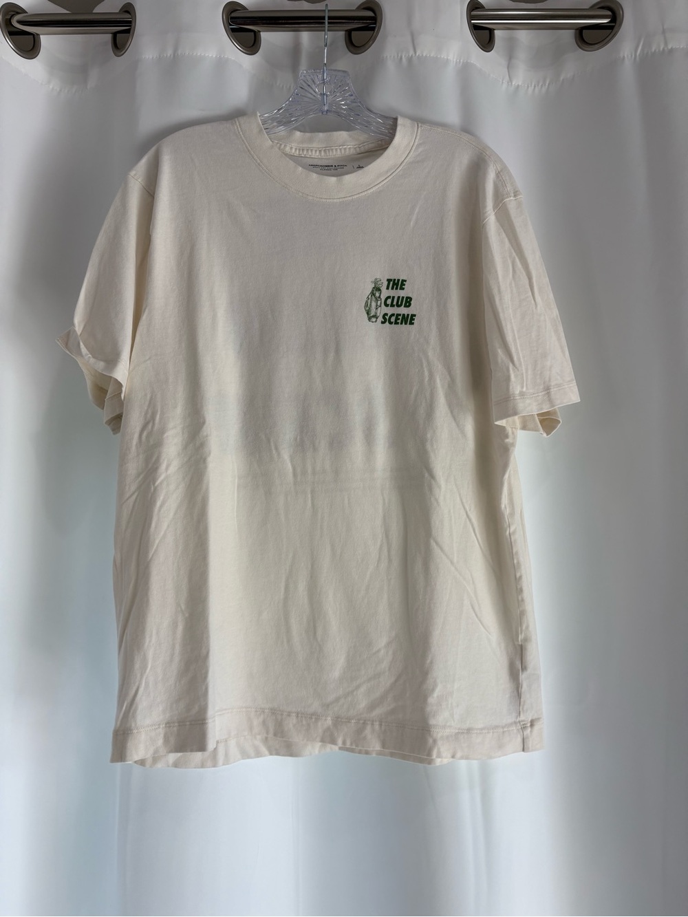 Abercrombie & Fitch Cream Classic Tee